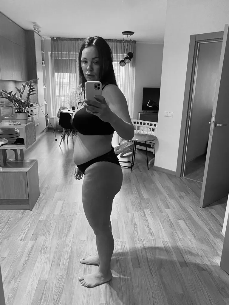 Kristiāna pirms — 92 kg